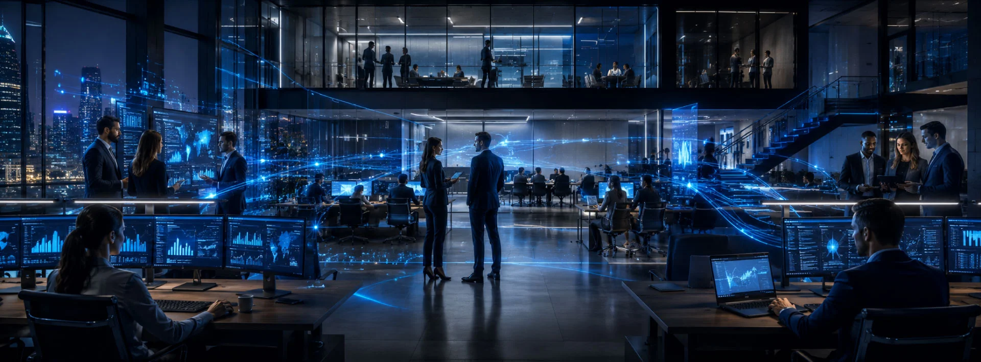 NEXUSS intelligent organisation operations environment with connected teams and digital workflows