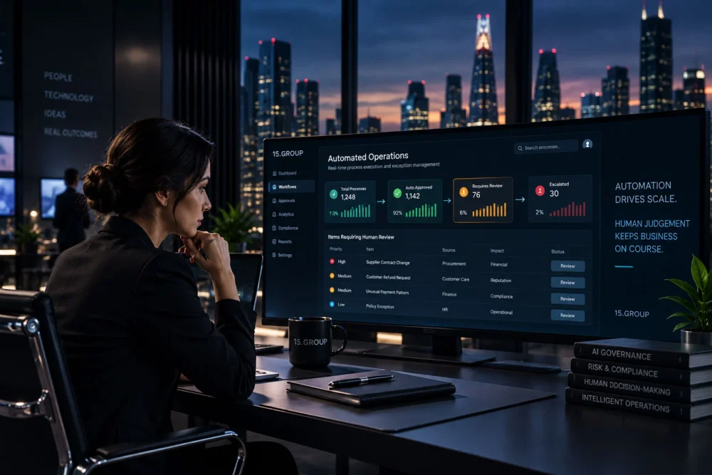 Where Should Human Oversight Remain in an Automated Business?