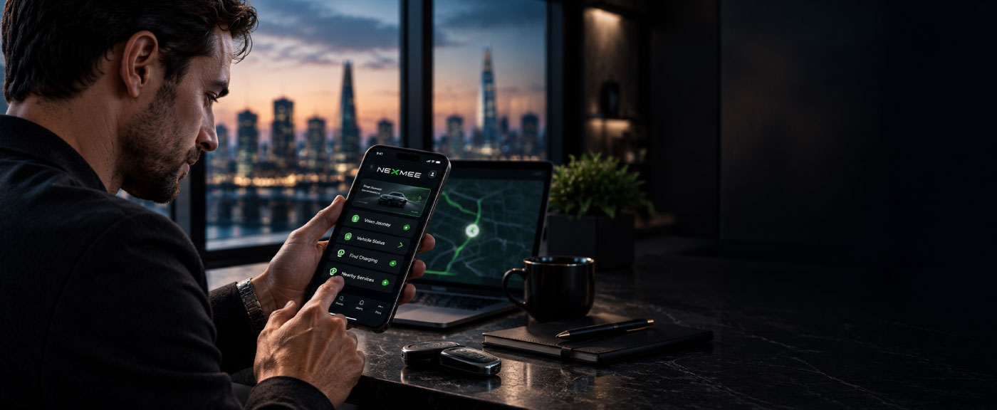 On Your Phone:<br>Connected Before You Leave